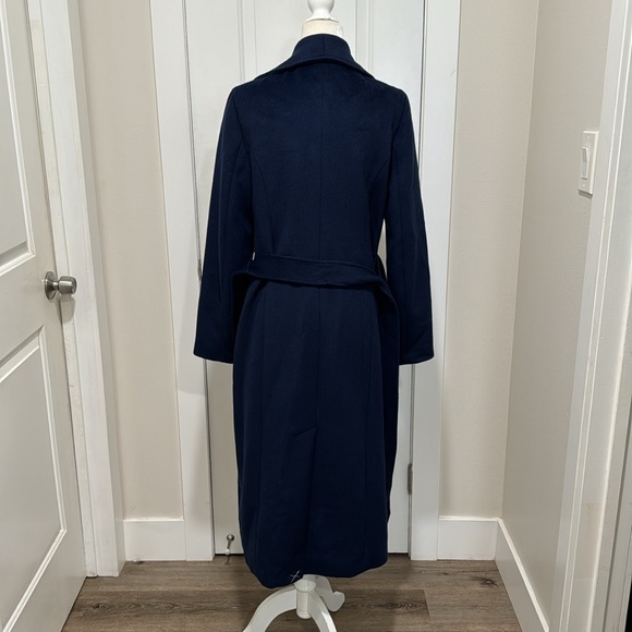 Express Wool-Blend Belted Shawl Collar Wrap NWT - Picture 4 of 5